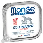 Monge Dog Monoprotein Solo Консервы для собак паштет из говядины 150 г